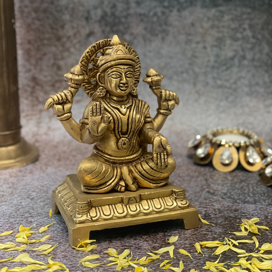Brass Goddess Lakshmi