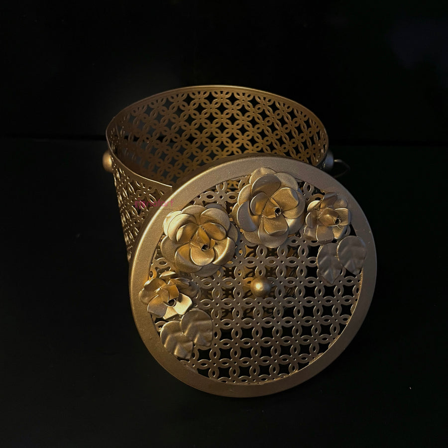 Metal Flower Basket/ Gift Hamper Basket