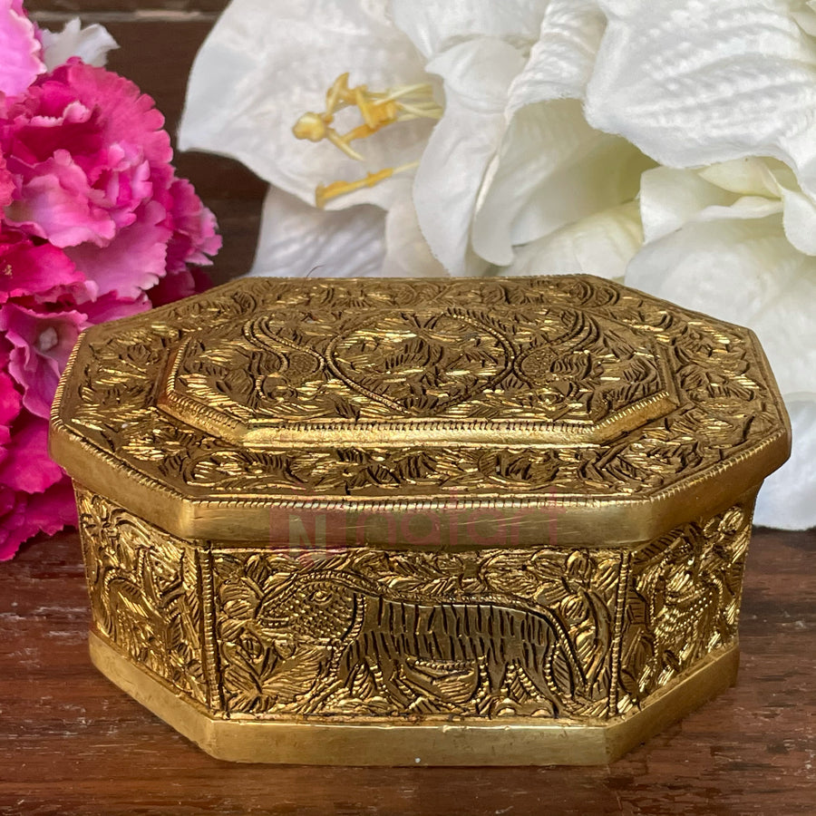 Brass Jewel Box