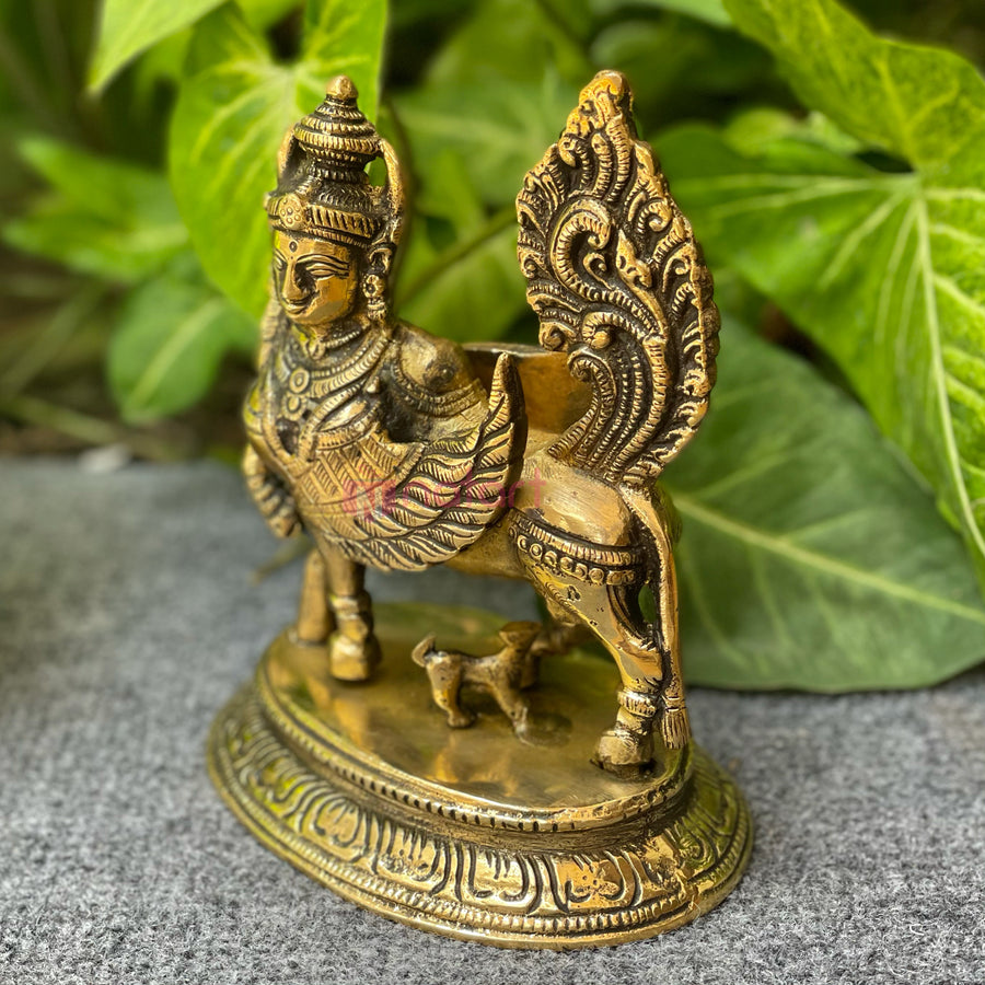 Brass Kamadhenu Idol